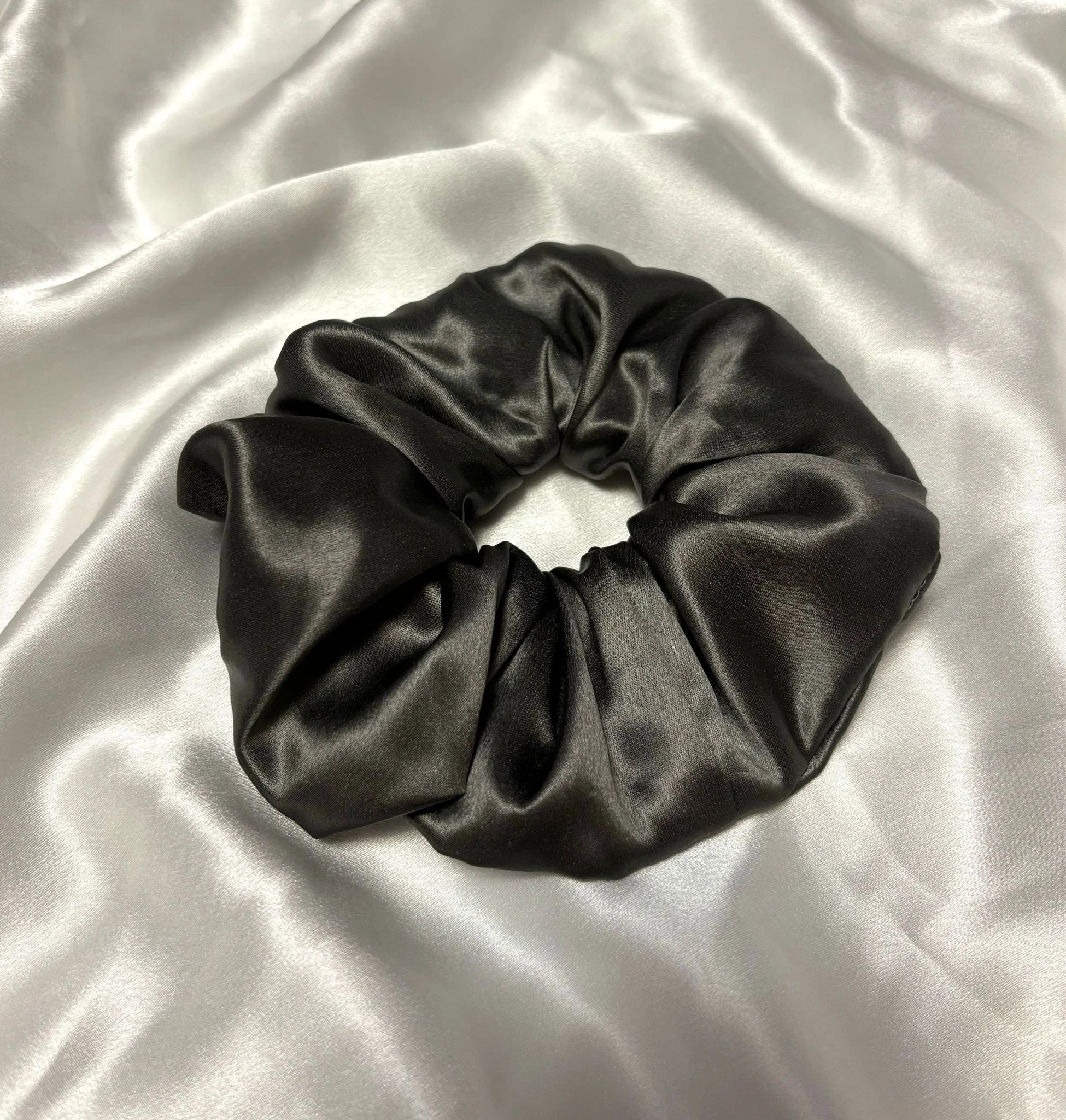 Europe Extra big Oversized Mulberry silk scrunchie for thick long curly wavy hair deep grey Europe Extra big Oversized Mulberry silk scrunchie for thick long curly wavy hair deep grey